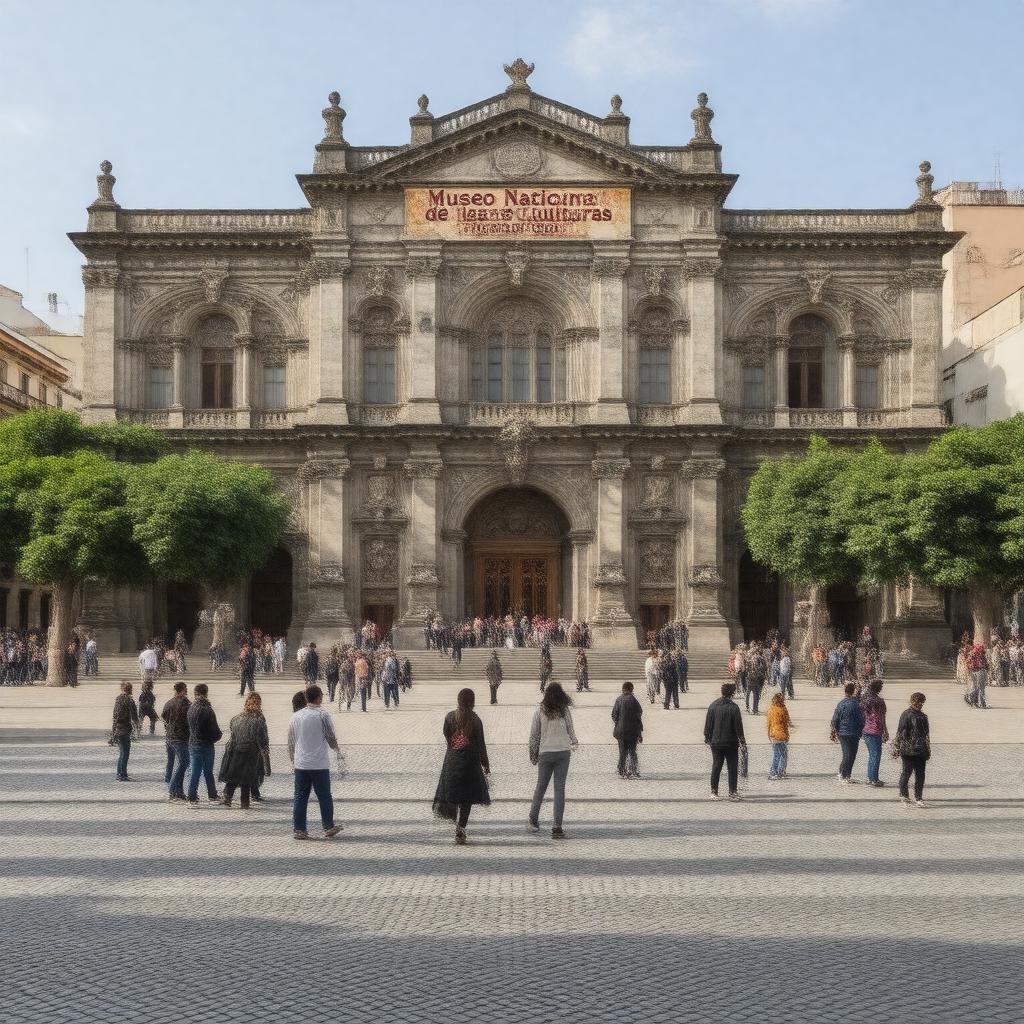 AI-created image of Museo Nacional de las Culturas