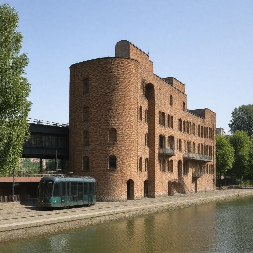 Click to view larger image AI-created image of Museum Tinguely