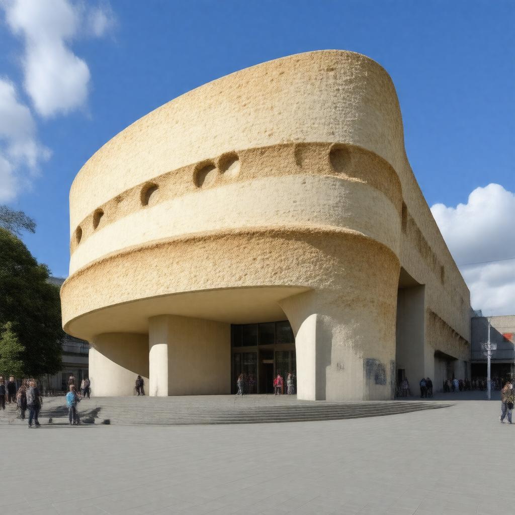 AI-created image of Museum für Moderne Kunst, Frankfurt