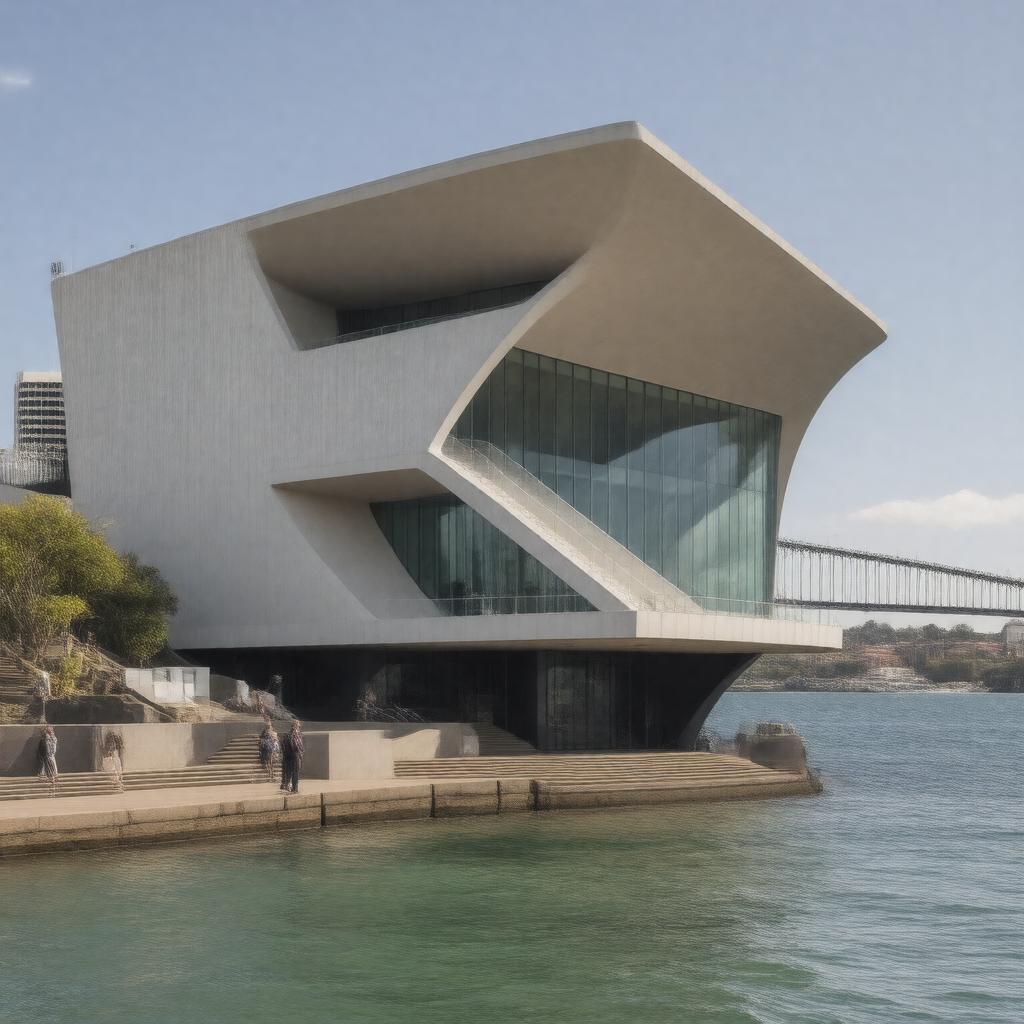 AI-created image of Museum of Contemporary Art Australia