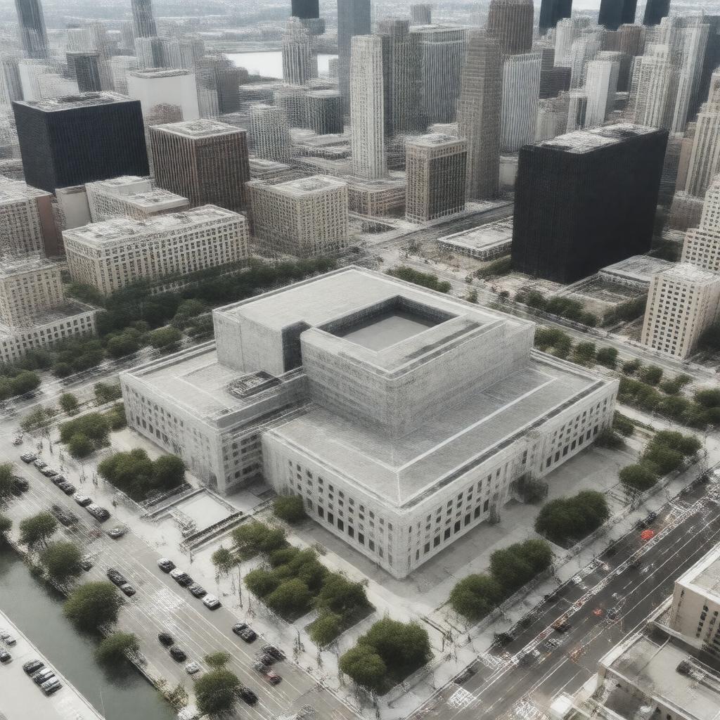 Click to view larger image AI-created image of Museum of Contemporary Art, Chicago