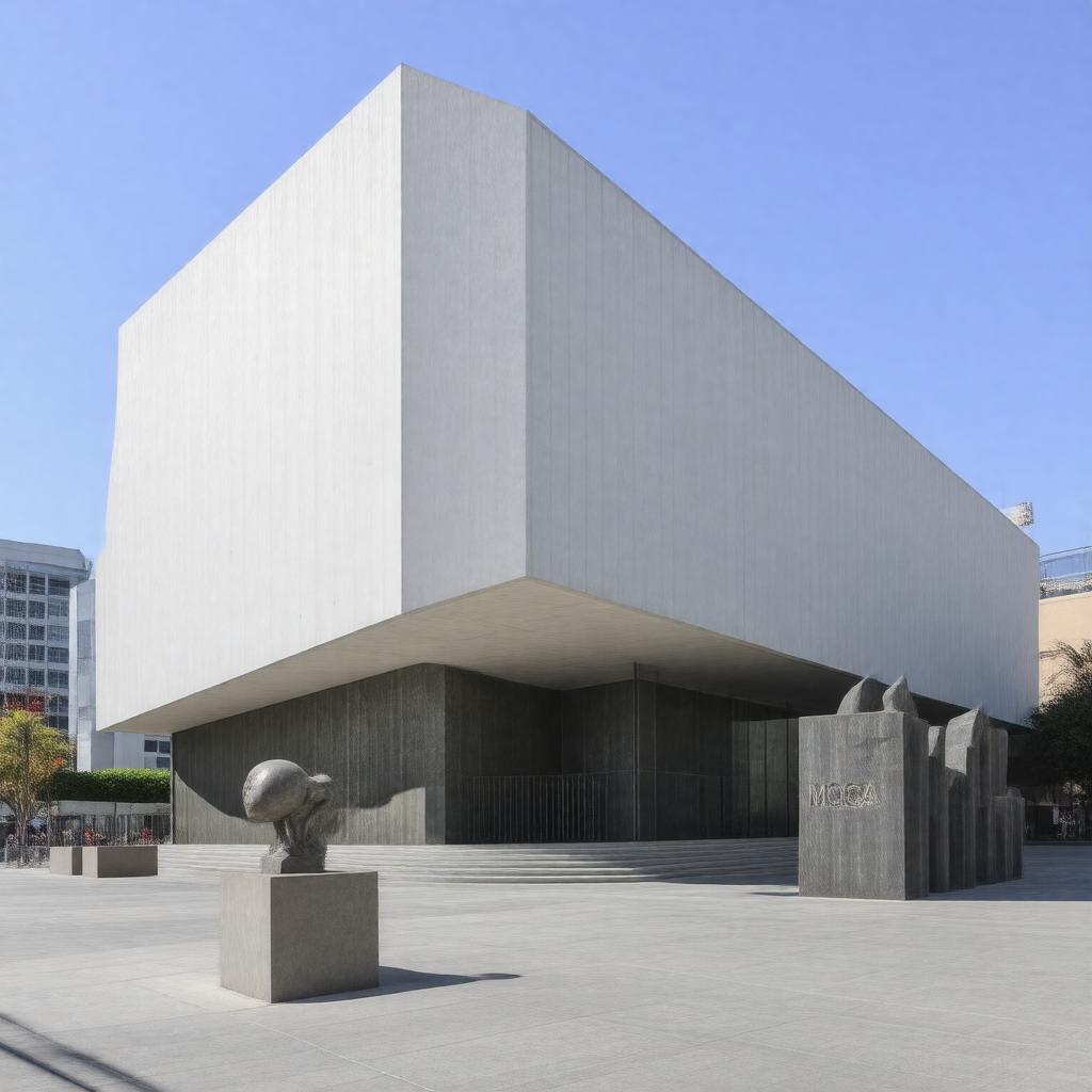 AI-created image of Museum of Contemporary Art, Los Angeles