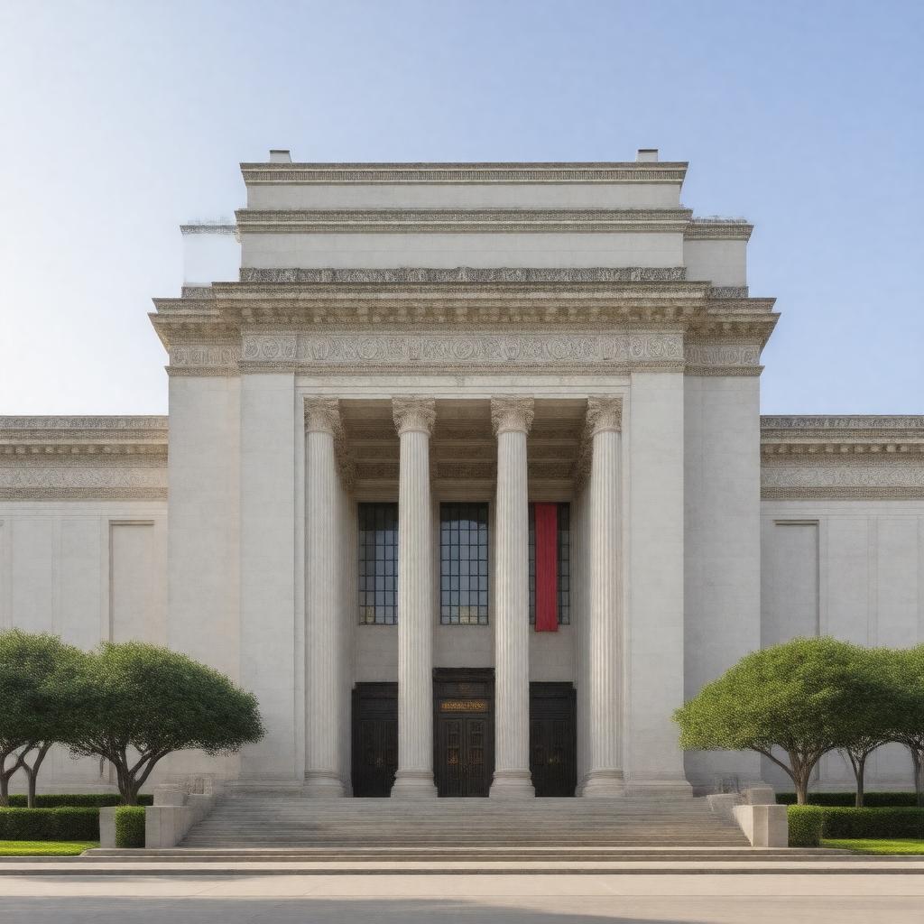 Click to view larger image AI-created image of Museum of Fine Arts, Houston