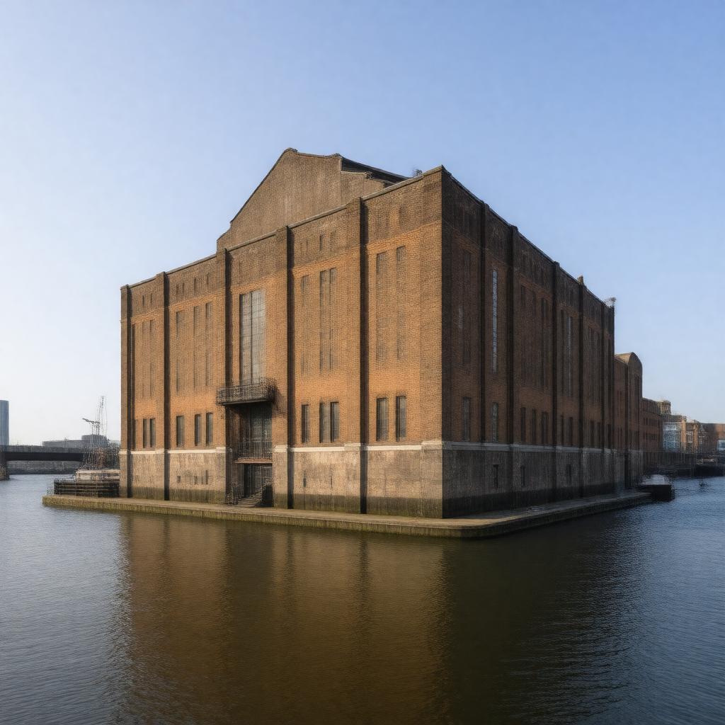 Click to view larger image AI-created image of Museum of London Docklands