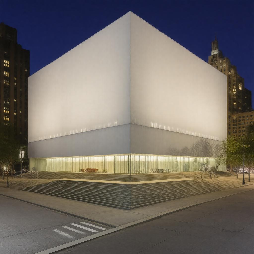 AI-created image of Museum of Modern Art (MoMA)
