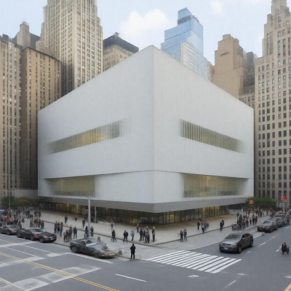 AI-created image of Museum of Modern Art, New York