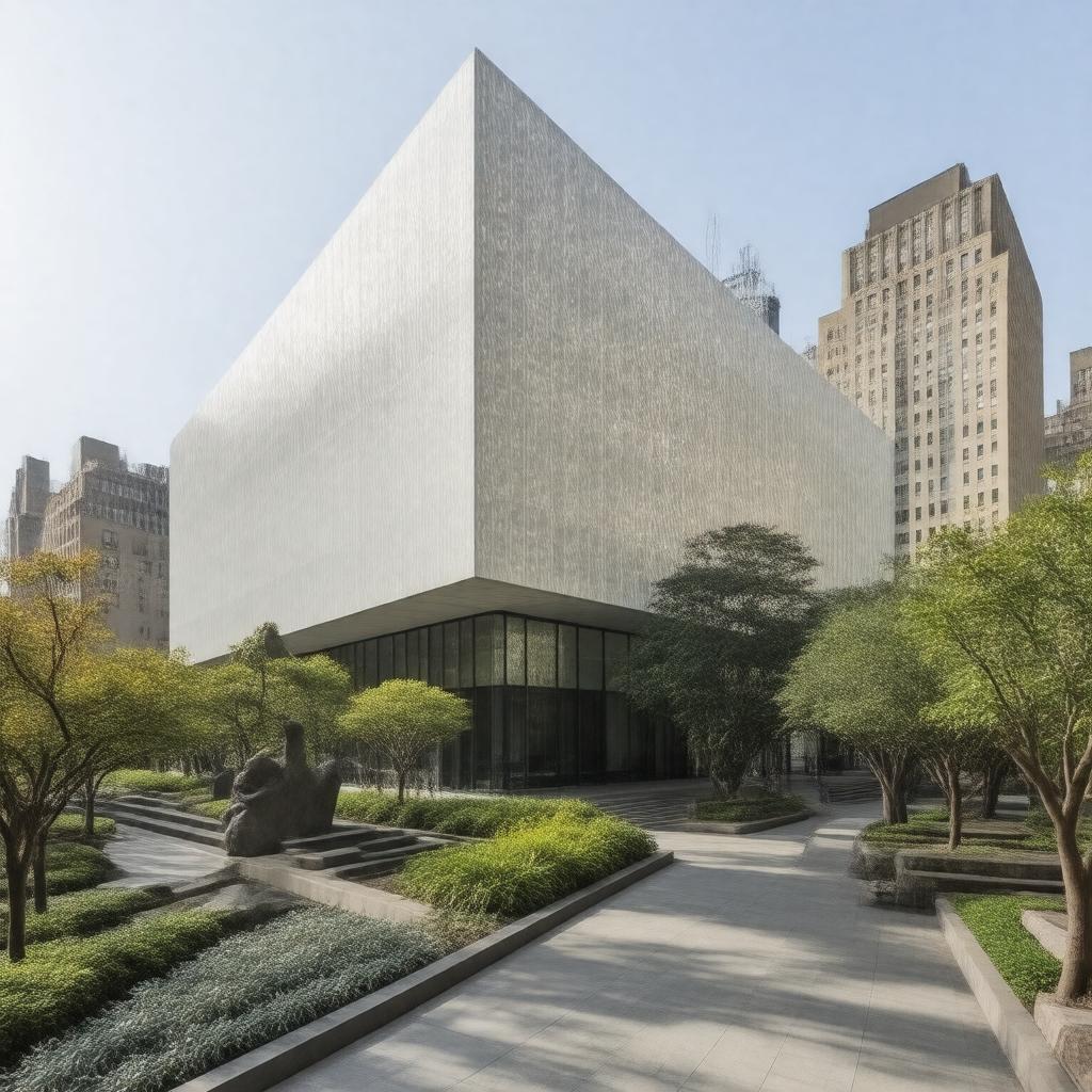 AI-created image of Museum of Modern Art