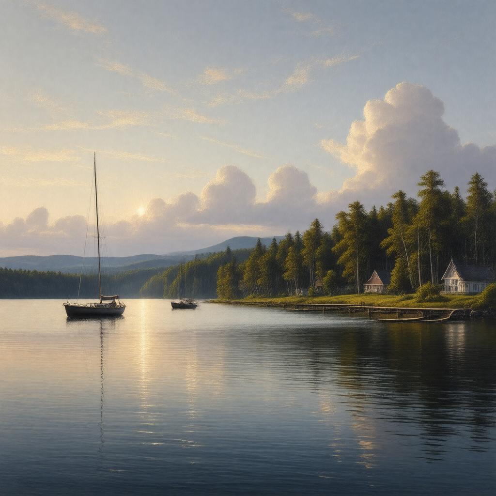 AI-created image of Muskoka, Ontario