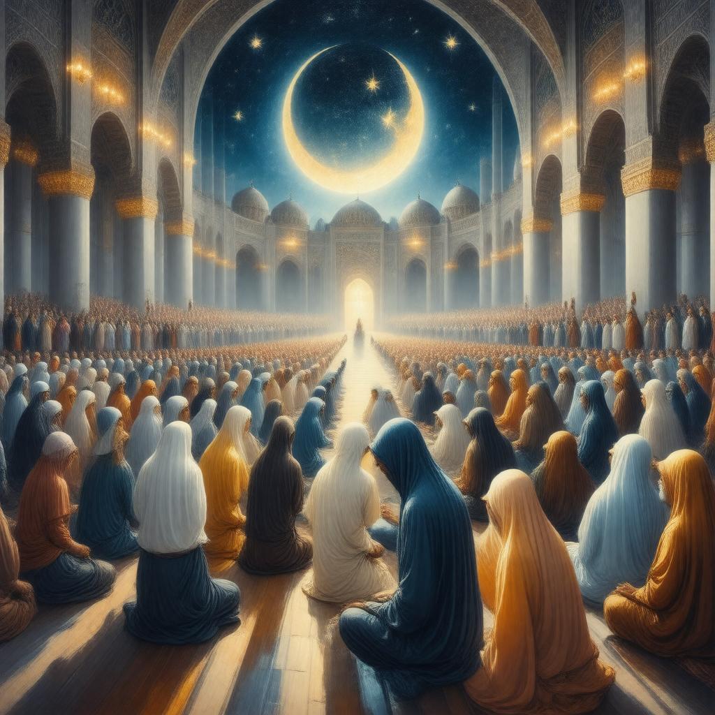 AI-created image of Muslims