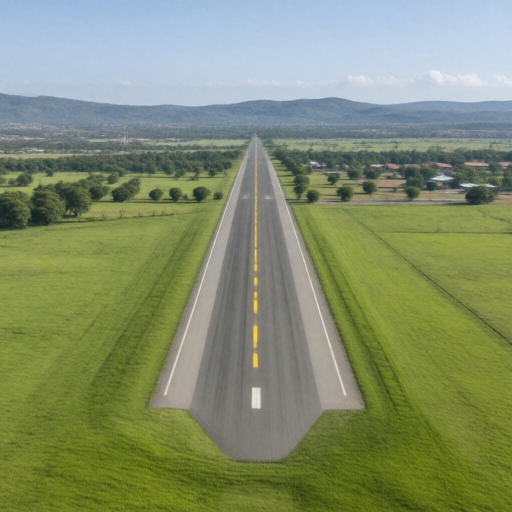 AI-created image of Mutare Airport