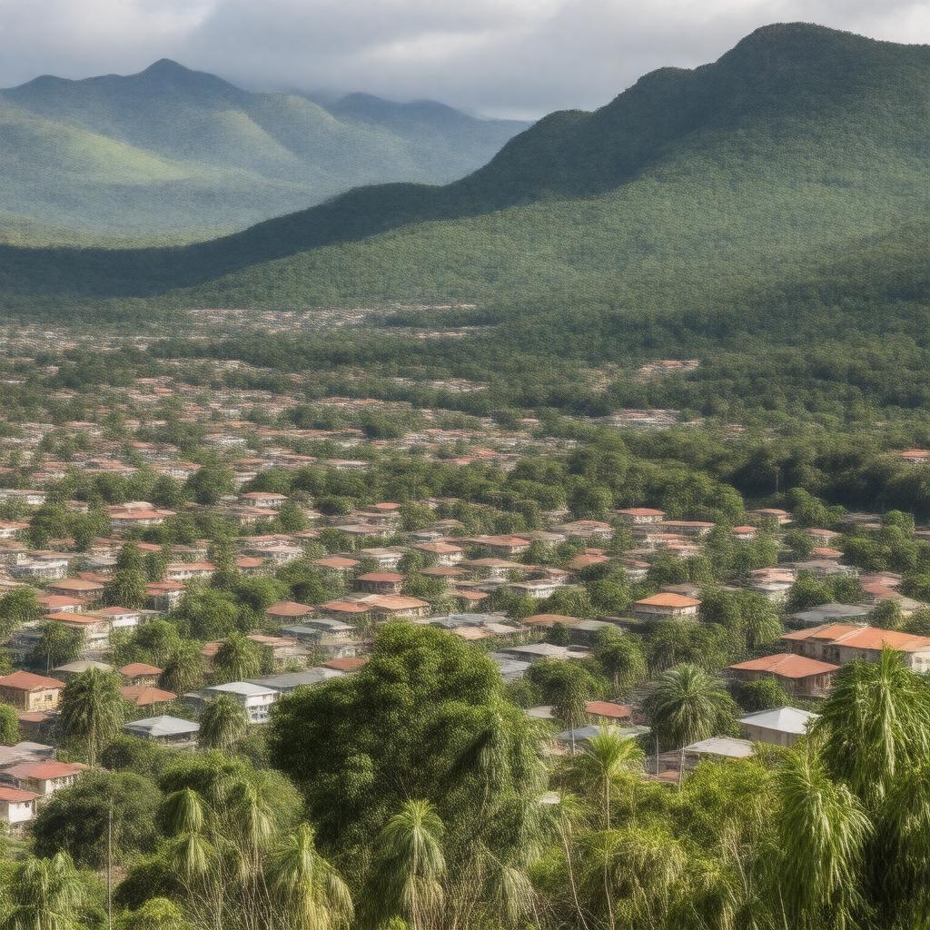 AI-created image of Mutare, Zimbabwe