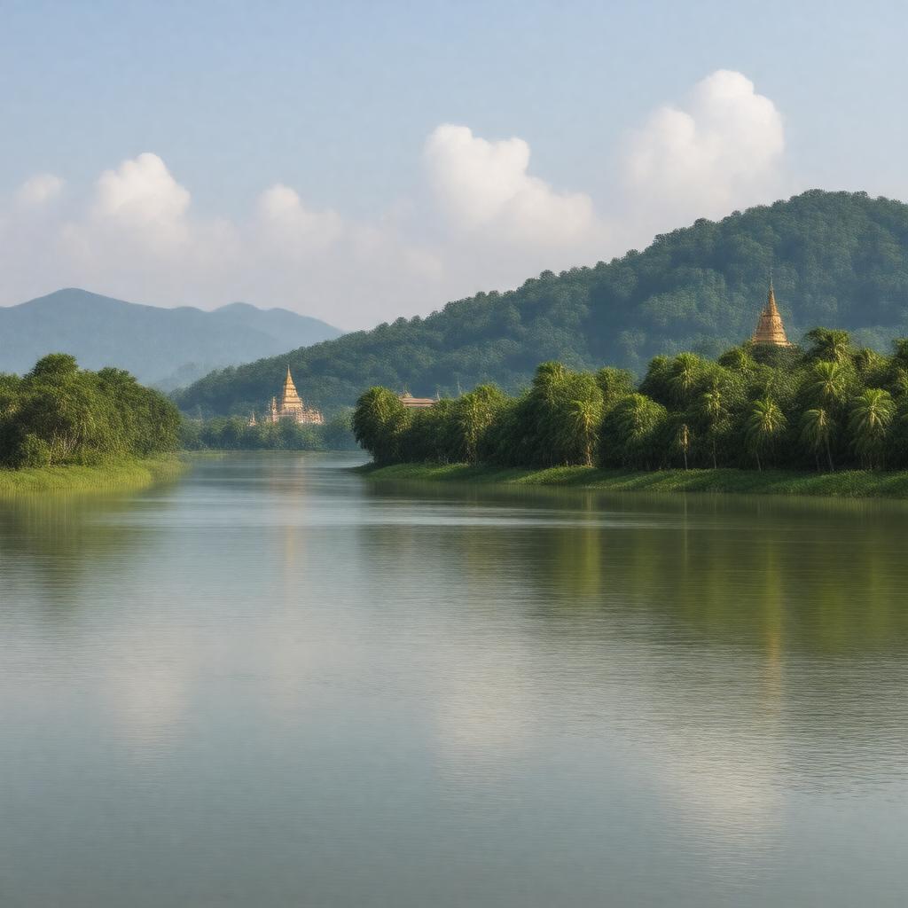 AI-created image of Myanmar