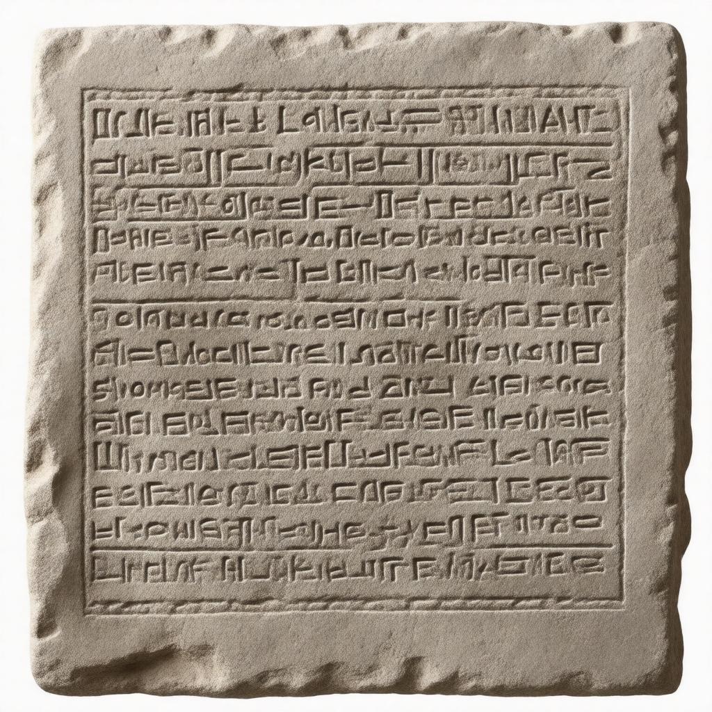 AI-created image of Mycenaean Greek