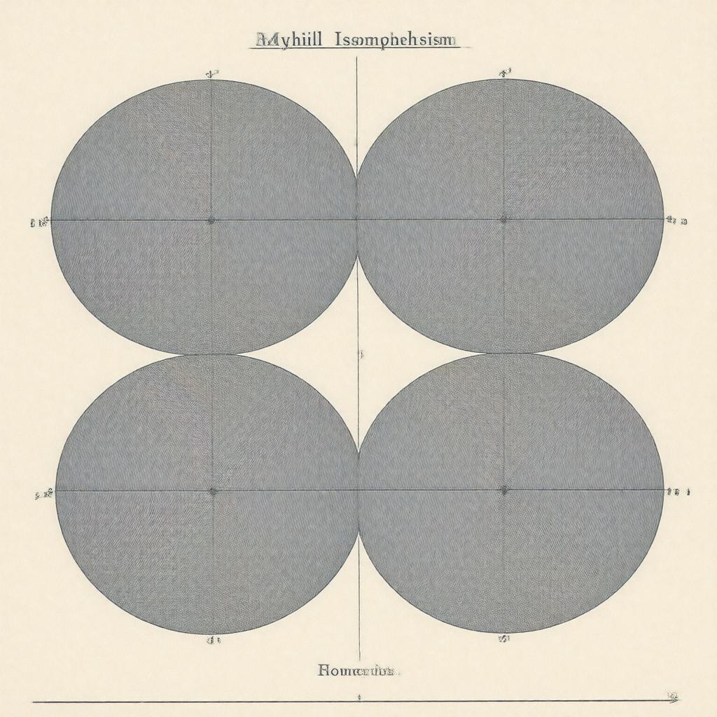 AI-created image of Myhill isomorphism theorem