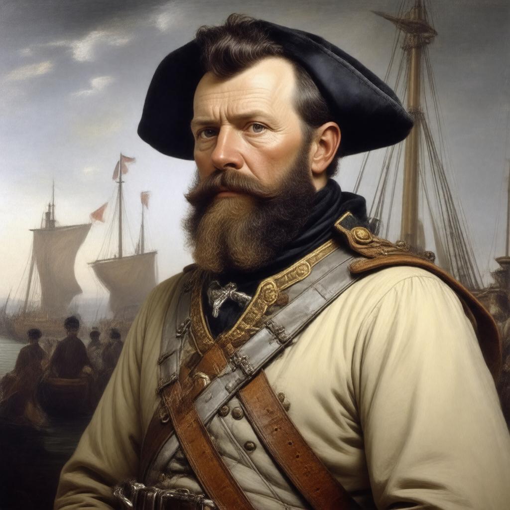 AI-created image of Myles Standish