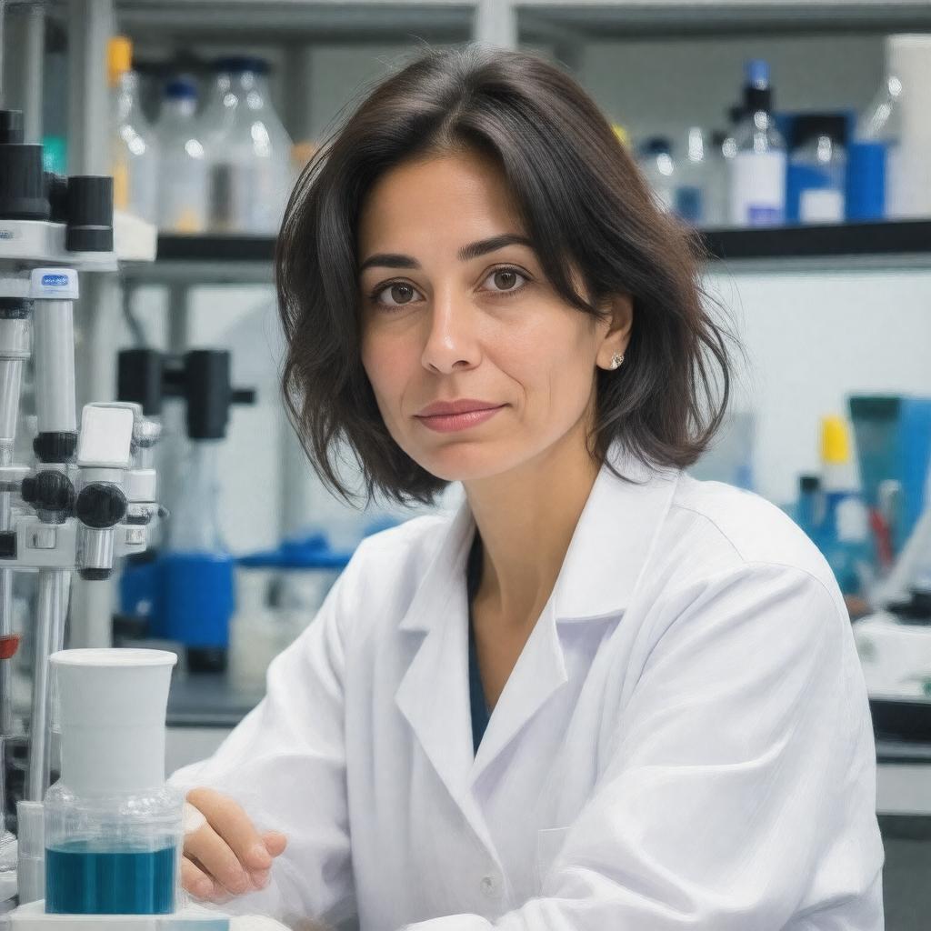 AI-created image of Myriam Balezou