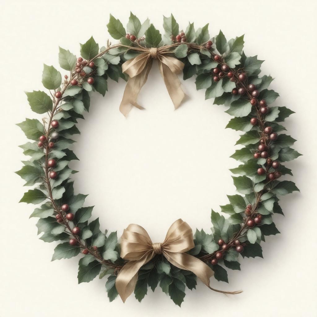 Click to view larger image AI-created image of Myrtle Wreath