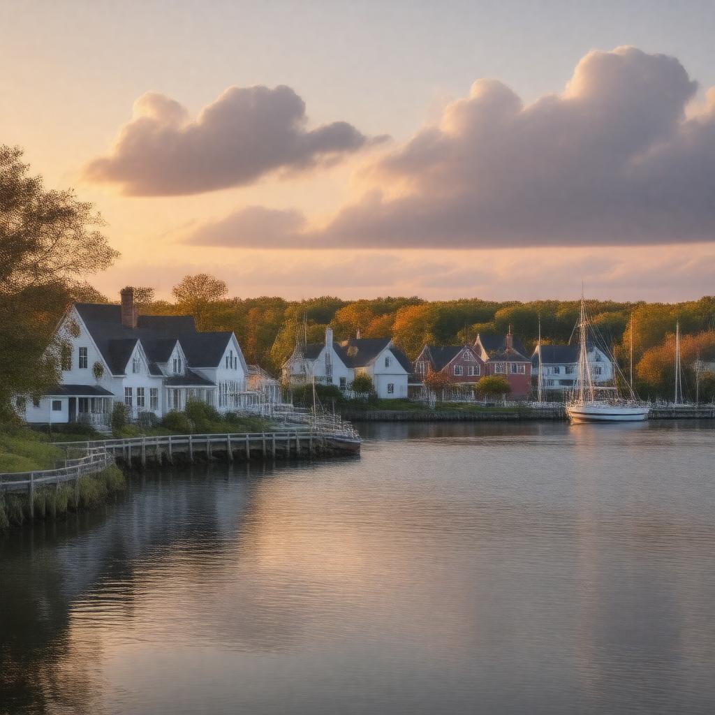 AI-created image of Mystic, Connecticut