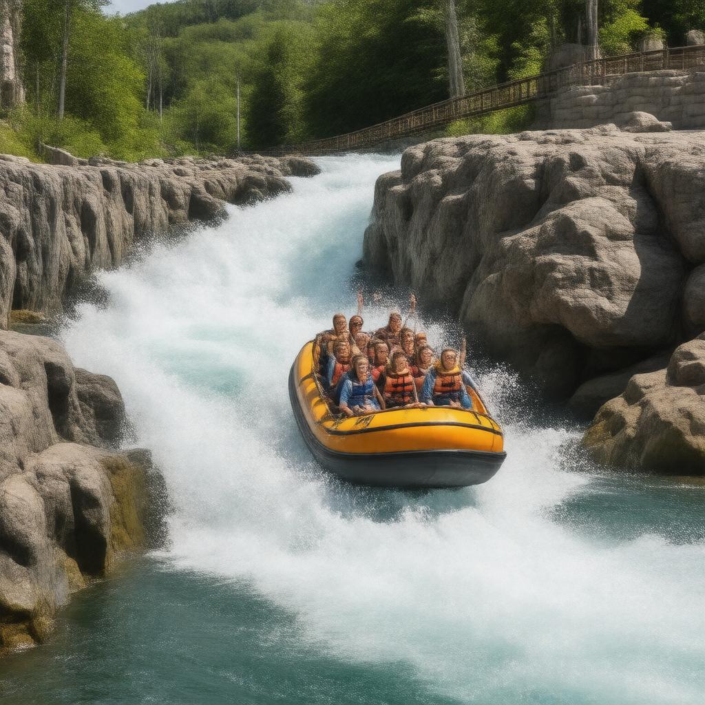 AI-created image of Mystic River Falls