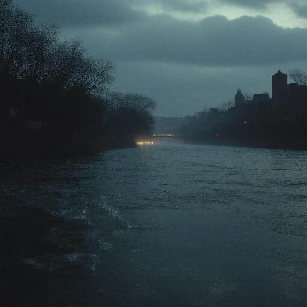 AI-created image of Mystic River