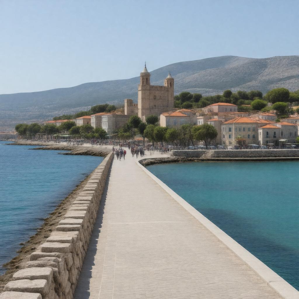 AI-created image of Mytilene, Greece