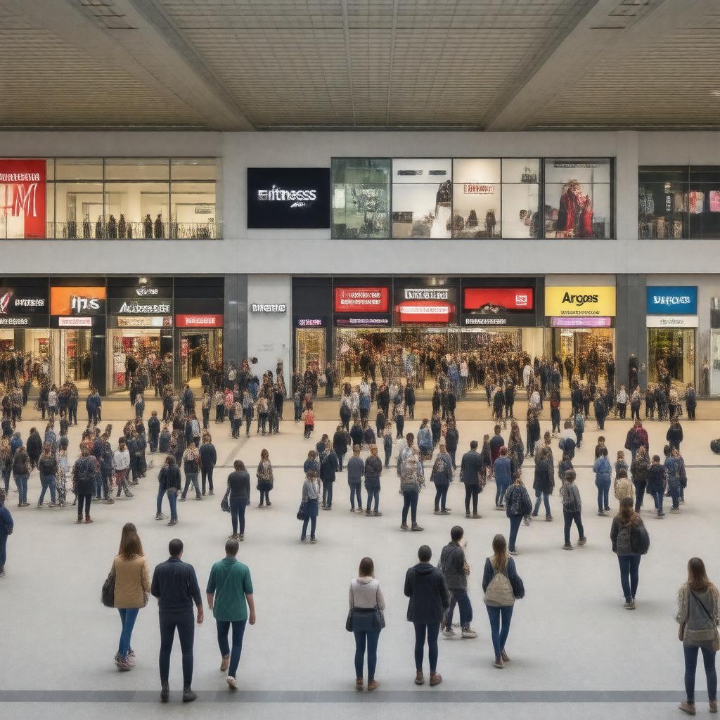 AI-created image of N1 Shopping Centre