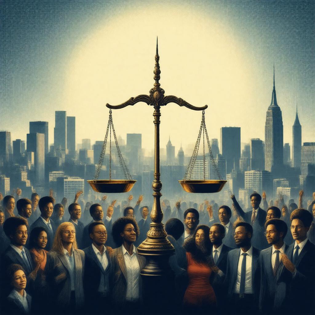 Click to view larger image AI-created image of NAACP Legal Defense and Educational Fund