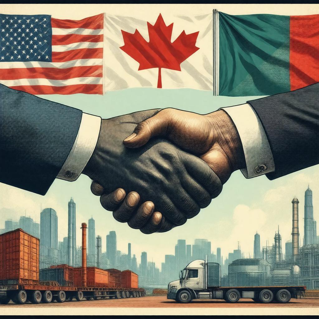 AI-created image of NAFTA