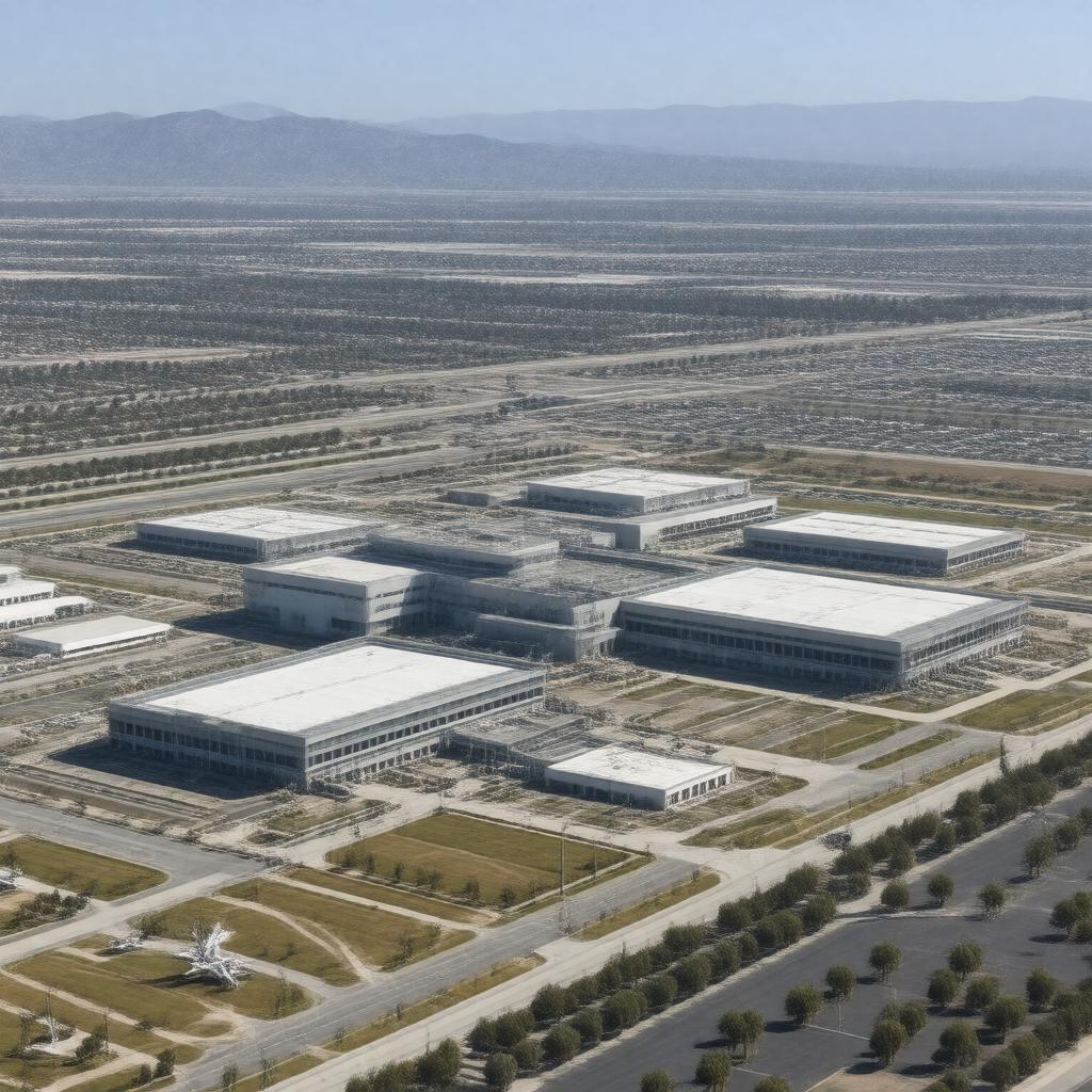 AI-created image of NASA Ames Research Center