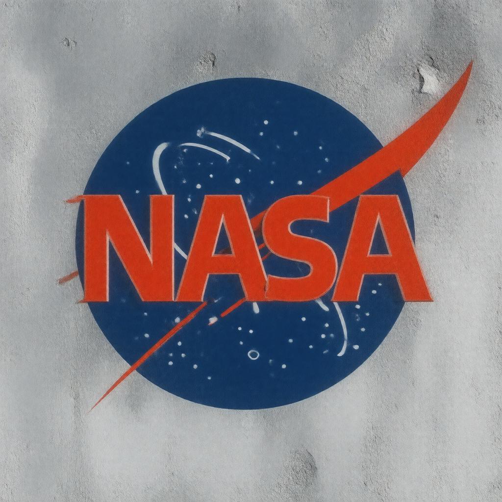 AI-created image of NASA worm logo