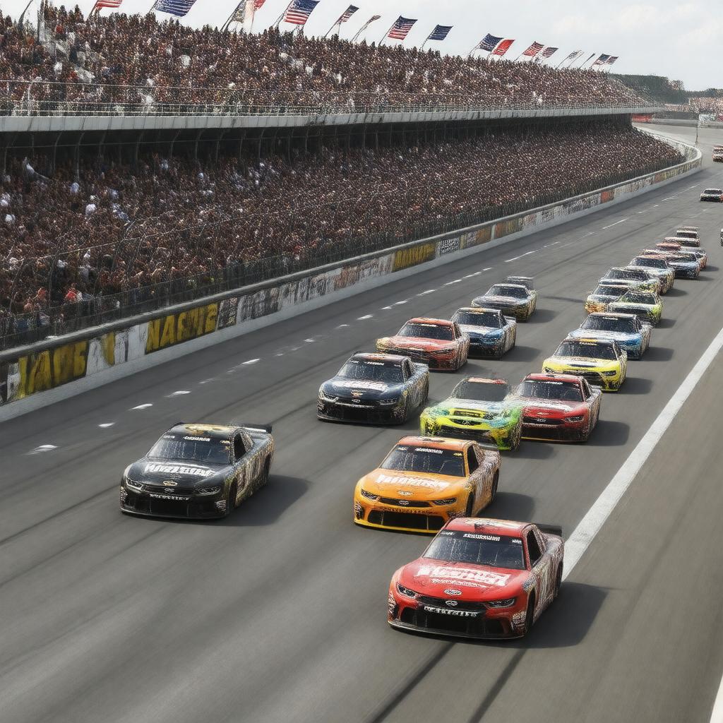 AI-created image of NASCAR
