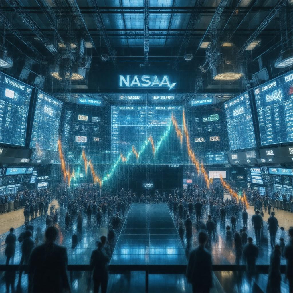 AI-created image of NASDAQ Composite