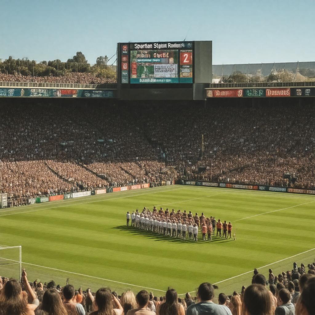 AI-created image of NASL Soccer Bowl 1975