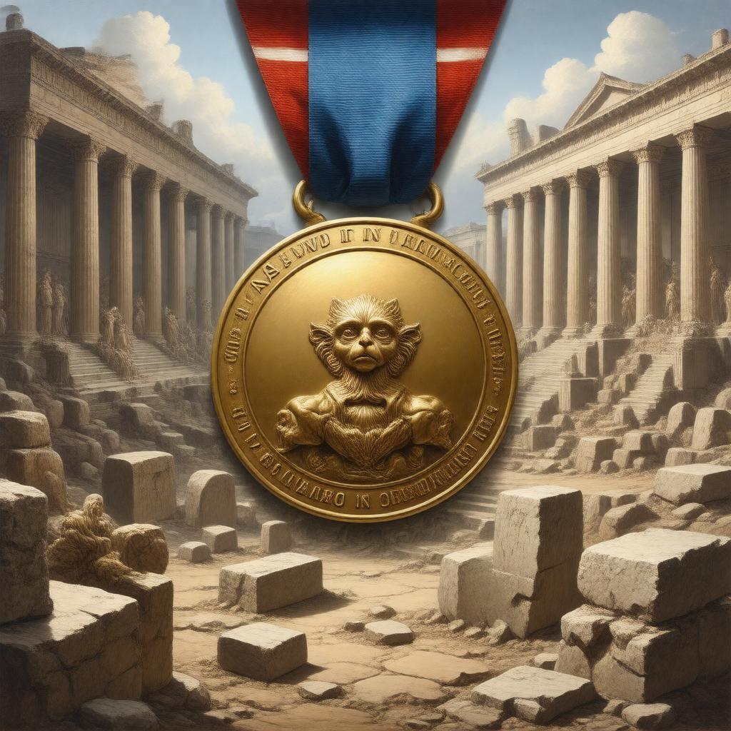 Click to view larger image AI-created image of NAS Award in Anthropology