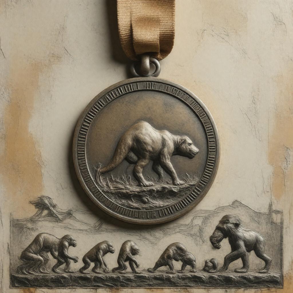 Click to view larger image AI-created image of NAS Award in Anthropology and Human Evolution