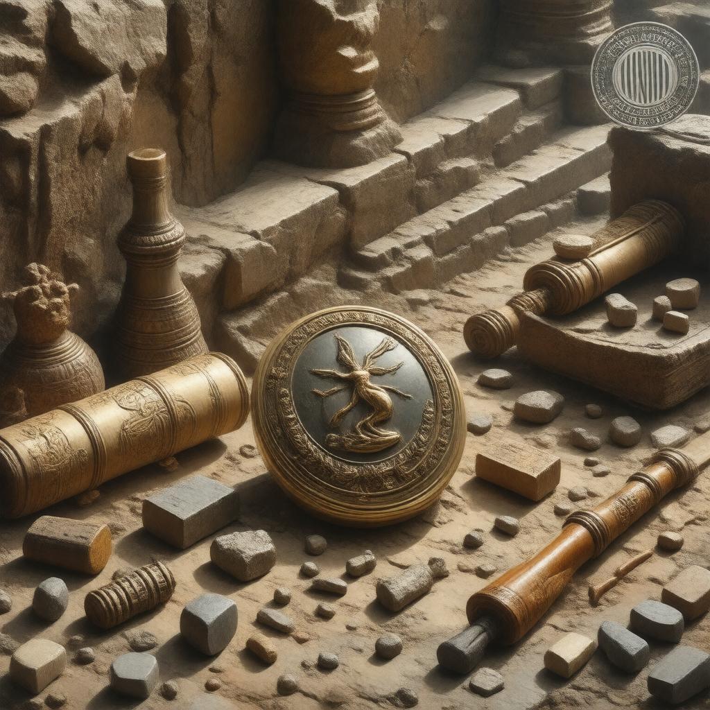 Click to view larger image AI-created image of NAS Award in Archaeology