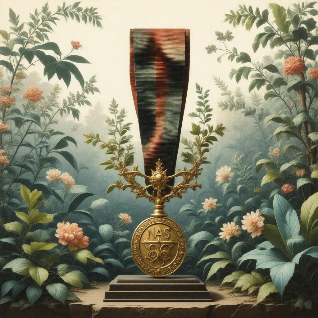AI-created image of NAS Award in Botany