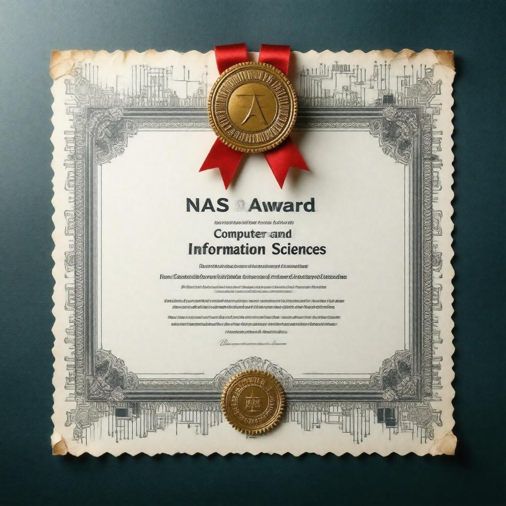 AI-created image of NAS Award in Computer and Information Sciences