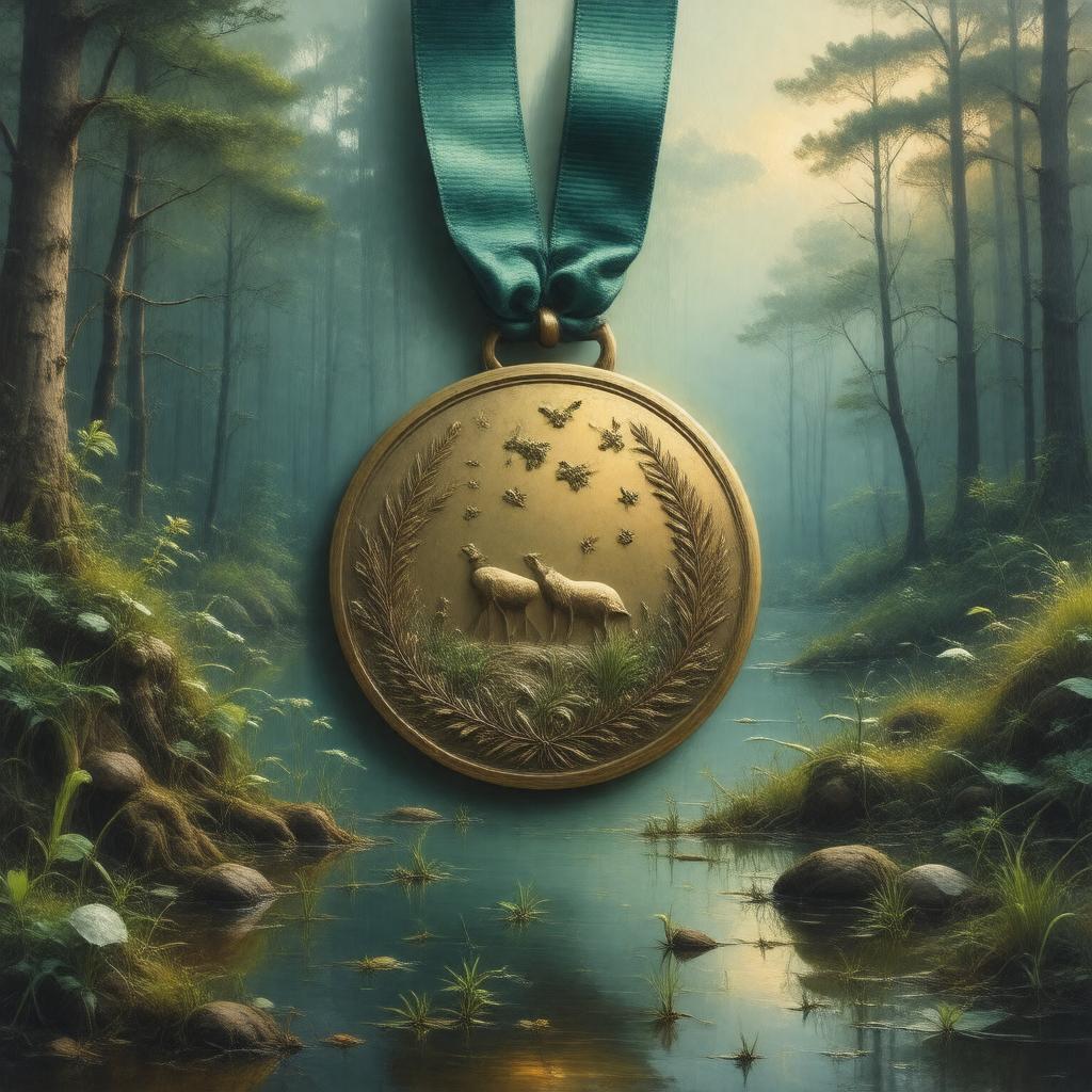 Click to view larger image AI-created image of NAS Award in Ecology