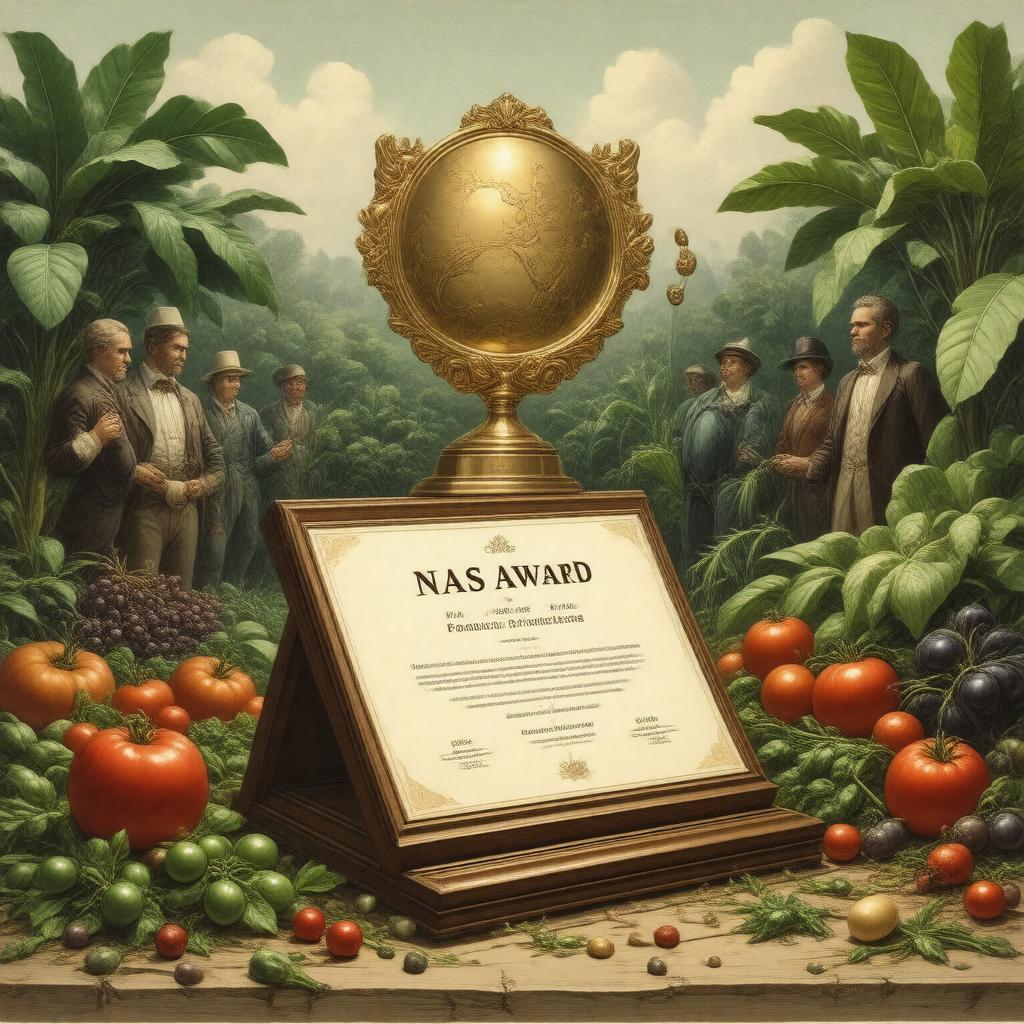 Click to view larger image AI-created image of NAS Award in Food and Agriculture Sciences