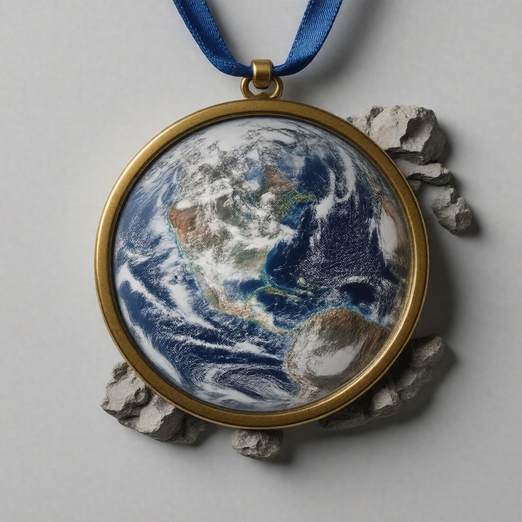Click to view larger image AI-created image of NAS Award in Geosciences