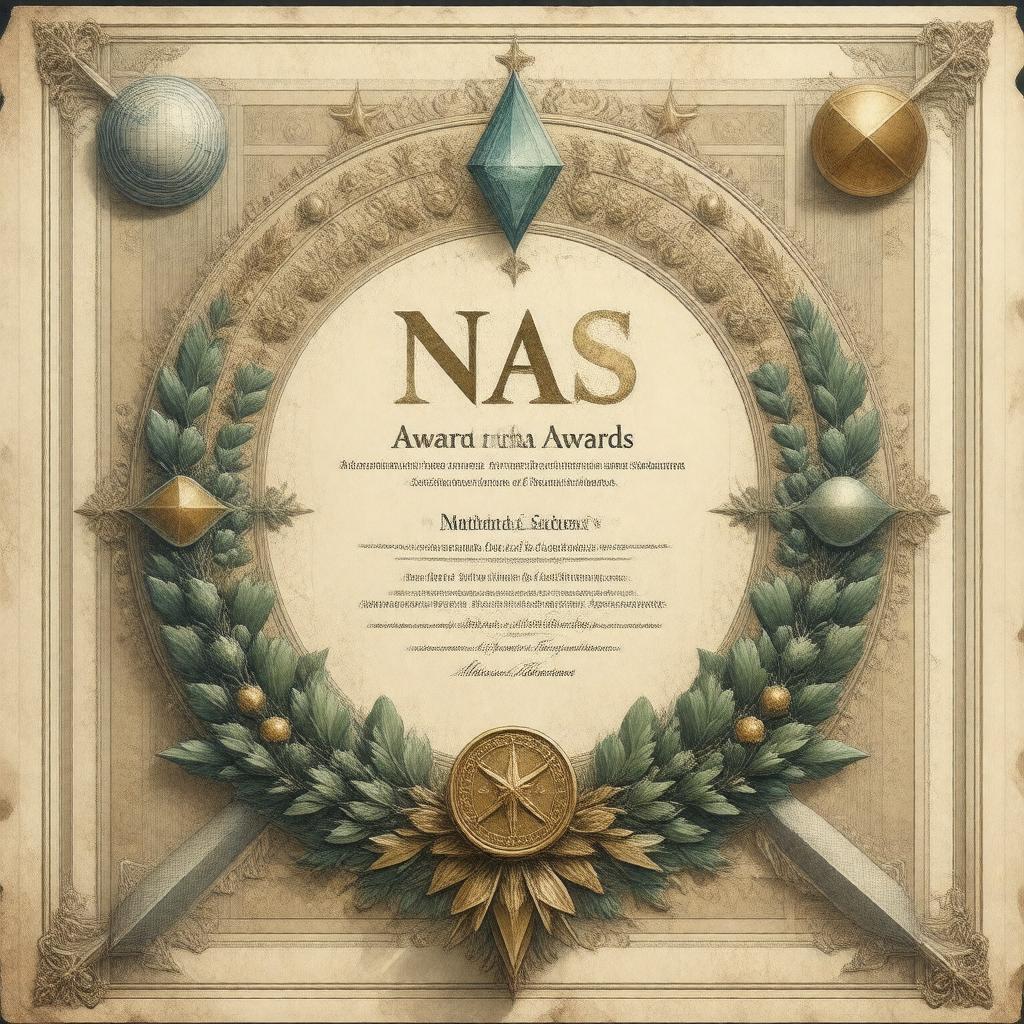 AI-created image of NAS Award in Mathematical Sciences