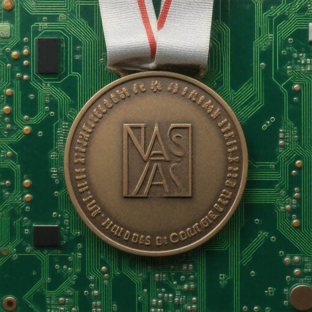 Click to view larger image AI-created image of NAS Award in Mathematics and Computer Science