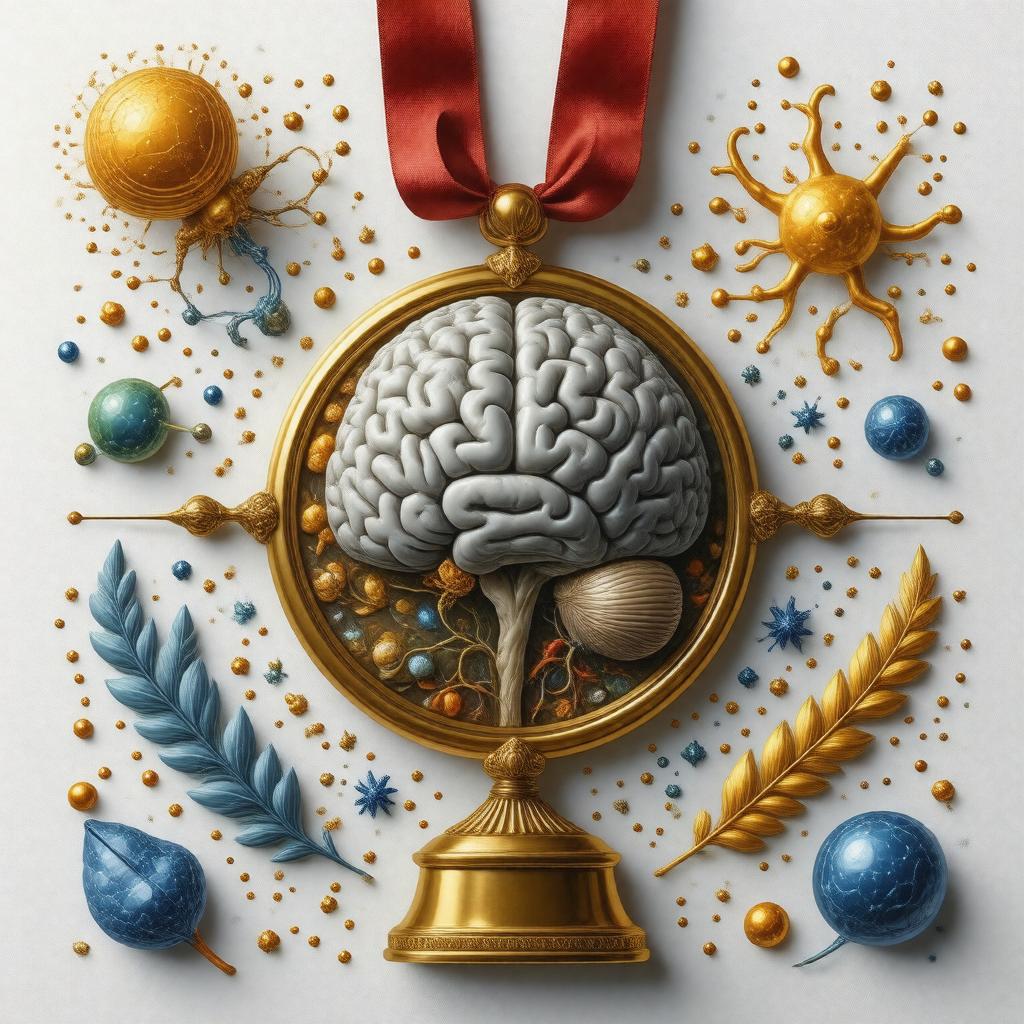 Click to view larger image AI-created image of NAS Award in Neuroscience