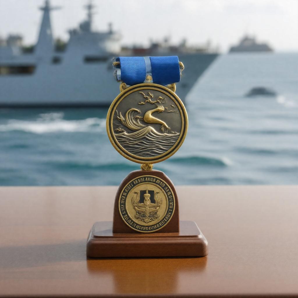 Click to view larger image AI-created image of NAS Award in Oceanography