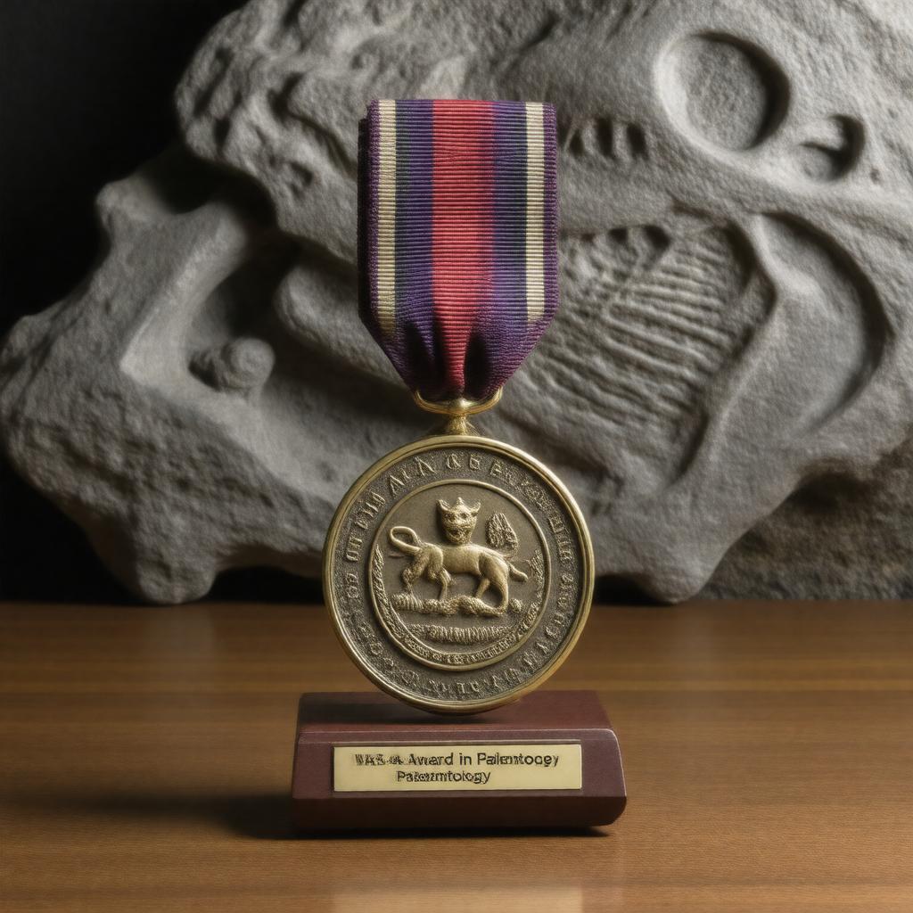 Click to view larger image AI-created image of NAS Award in Paleontology