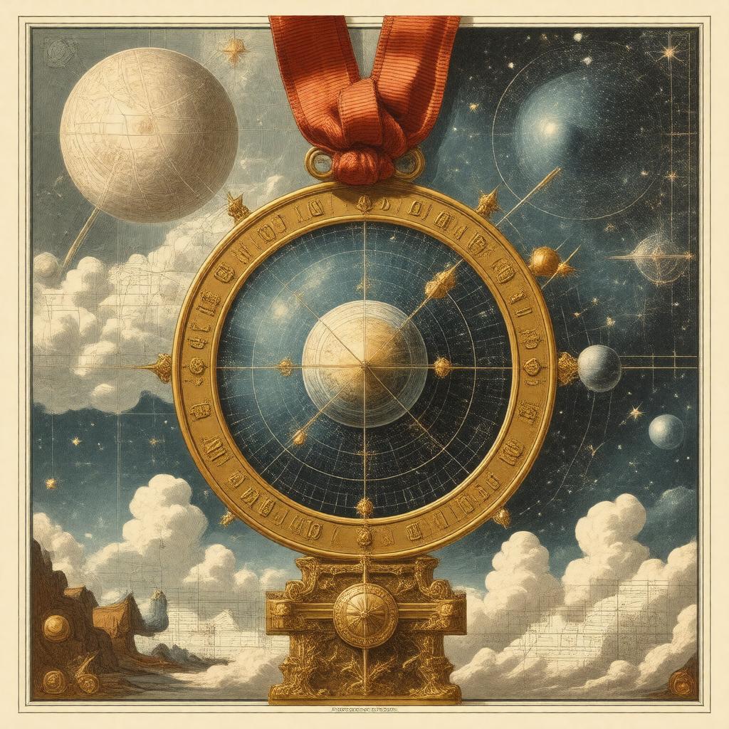 Click to view larger image AI-created image of NAS Award in Physics and Astronomy