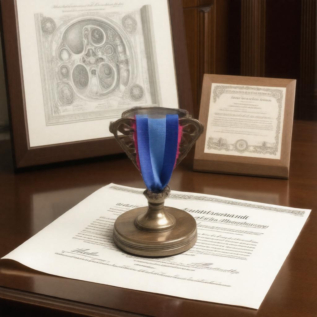 Click to view larger image AI-created image of NAS Award in Physiology