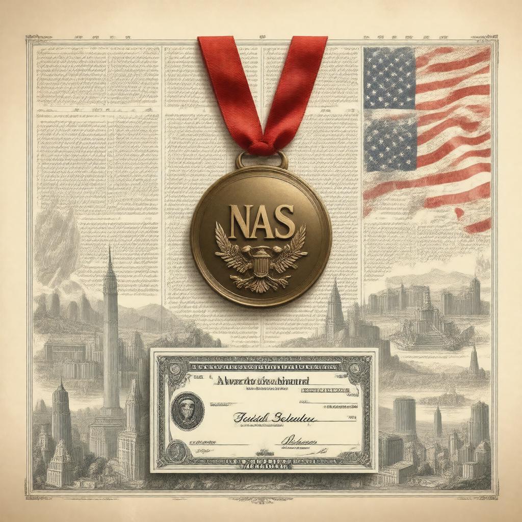 AI-created image of NAS Award in Social Sciences