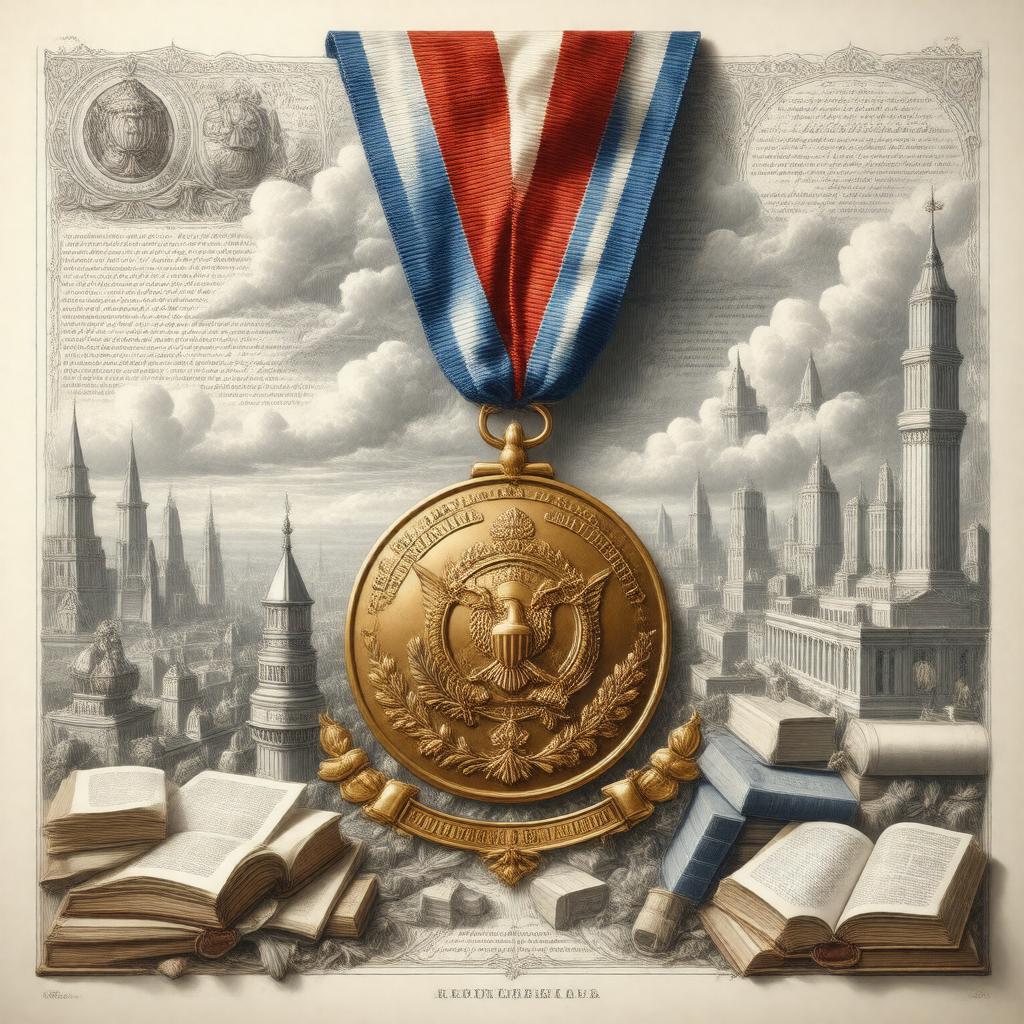 Click to view larger image AI-created image of NAS Award in Social Sciences and Humanities